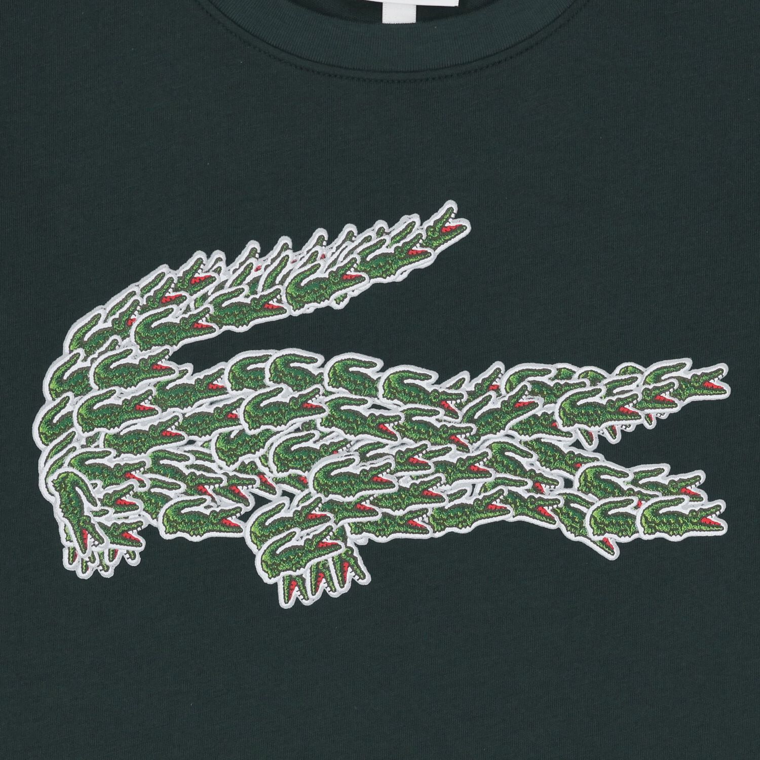 Boys Green Logo T-Shirt, 3, hi-res