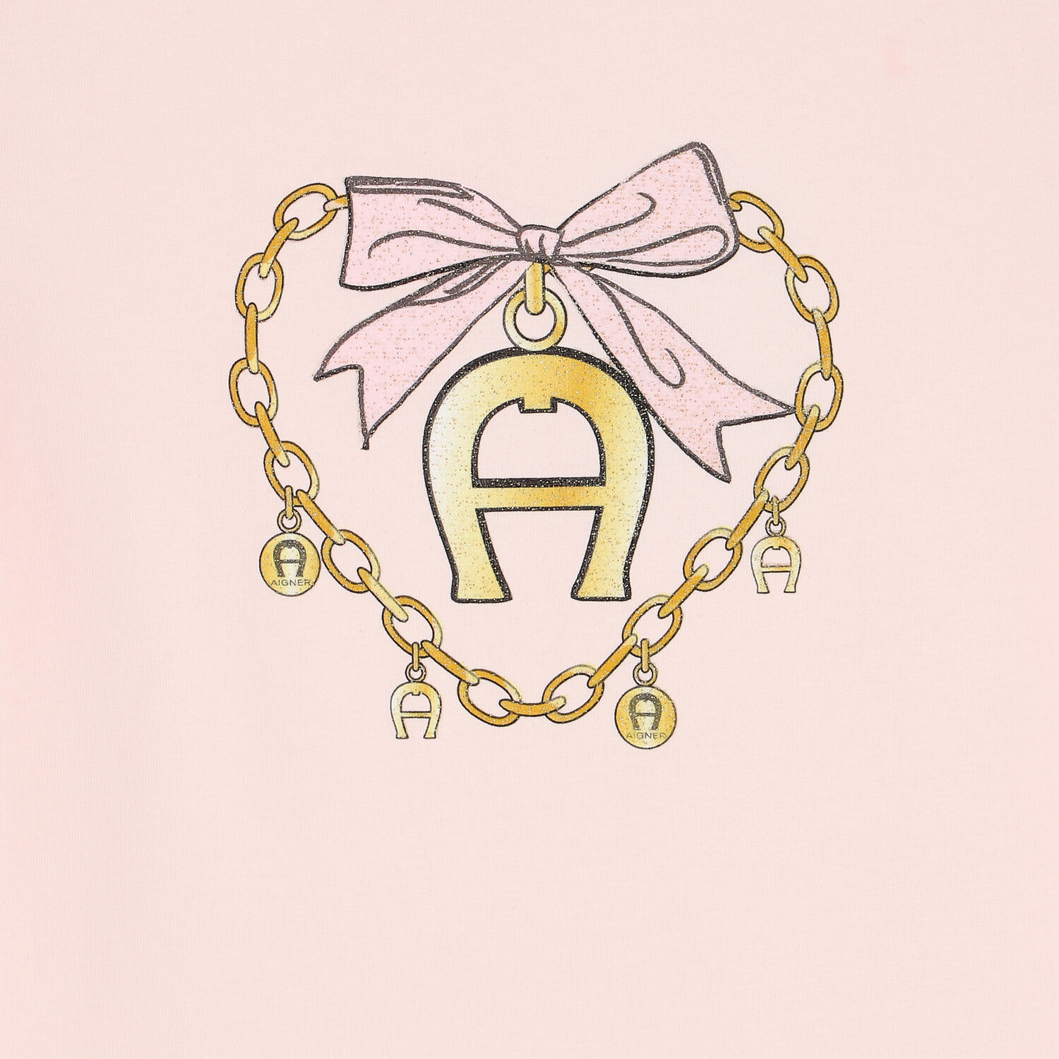 Girls Pink Logo T-Shirt, 1, hi-res image number null