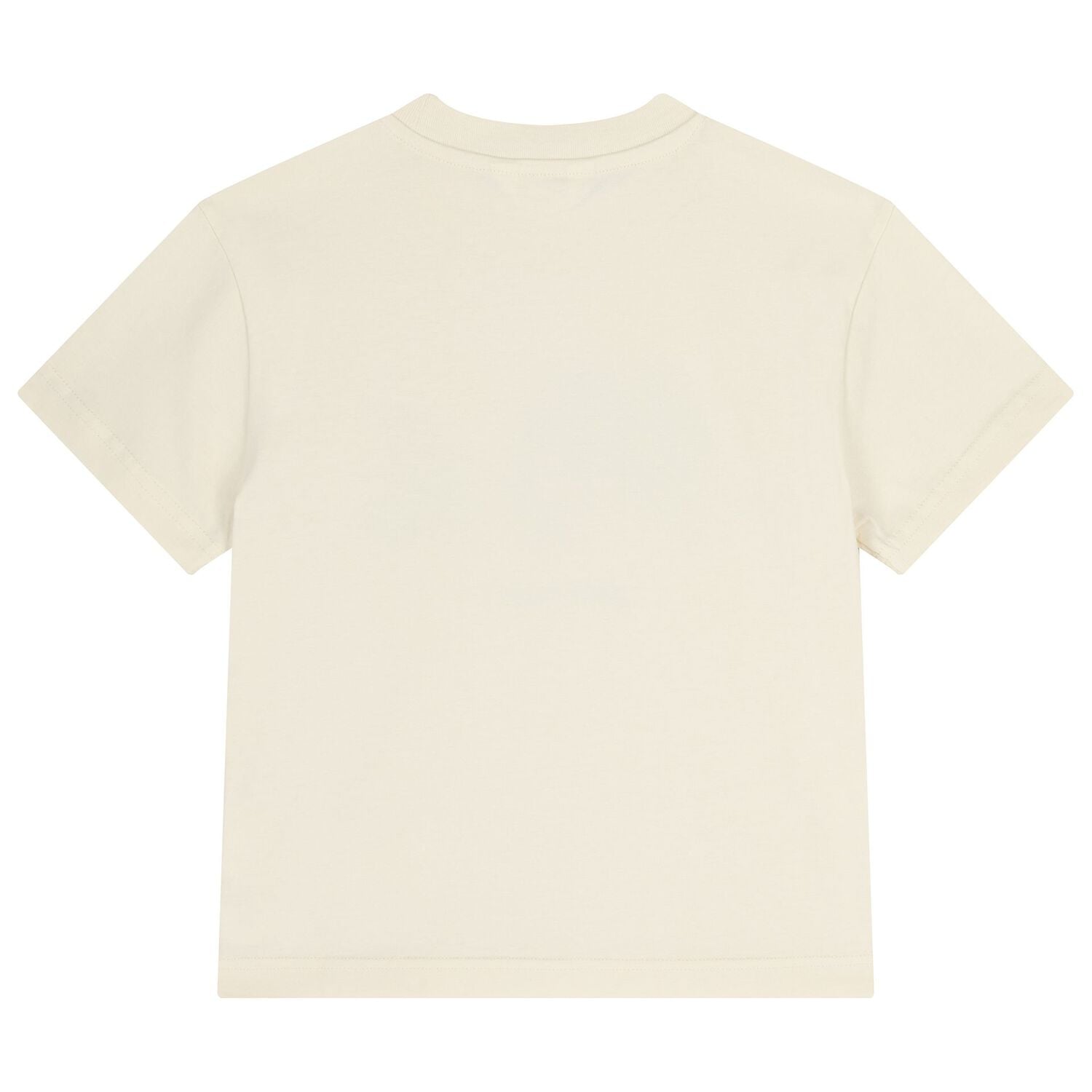 Girls Ivory Teddy Bear Logo T-Shirt, 1, hi-res