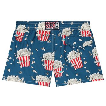 Boys Blue Pop corn Swim Shorts