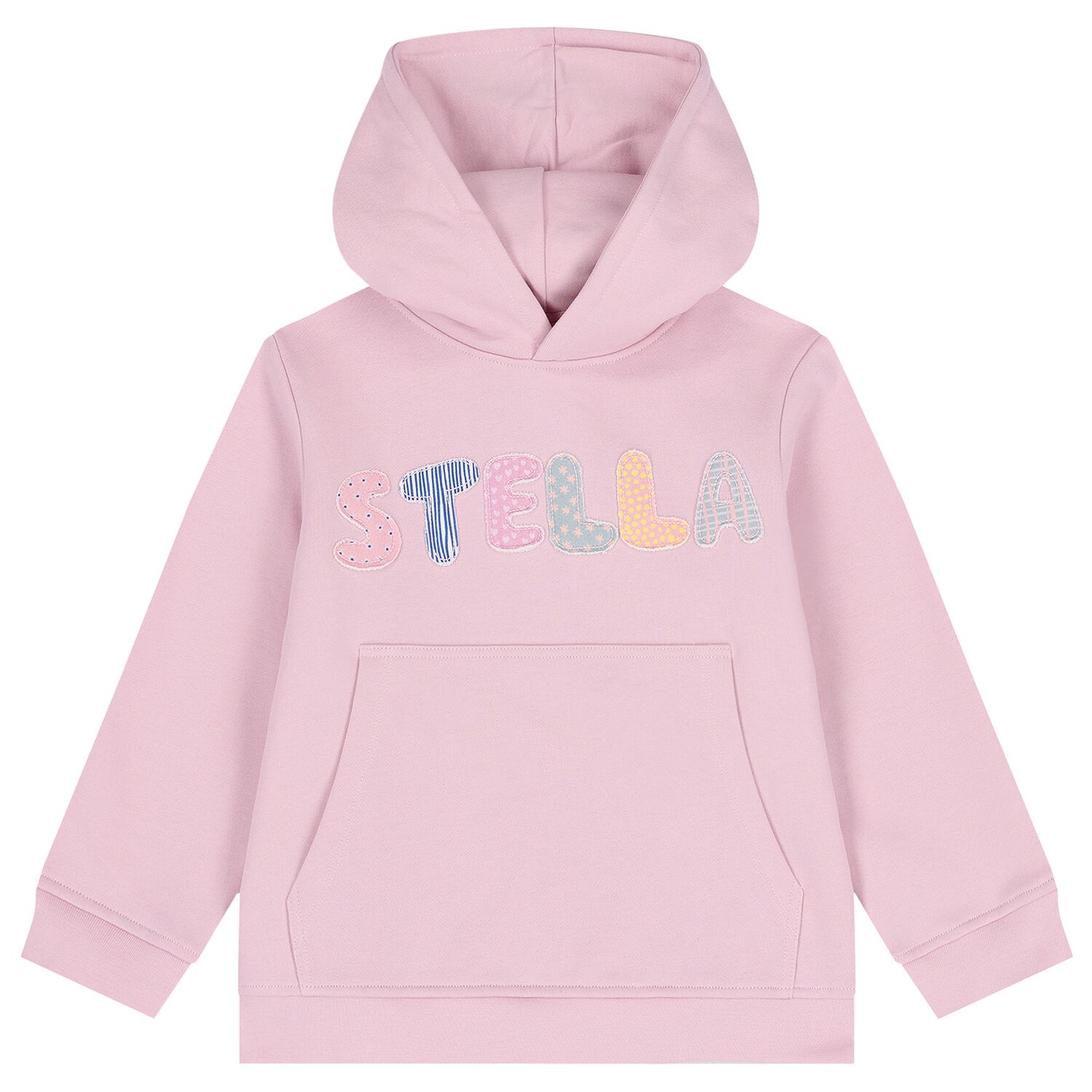  Girls Pink Logo Hooded Top, 1, hi-res