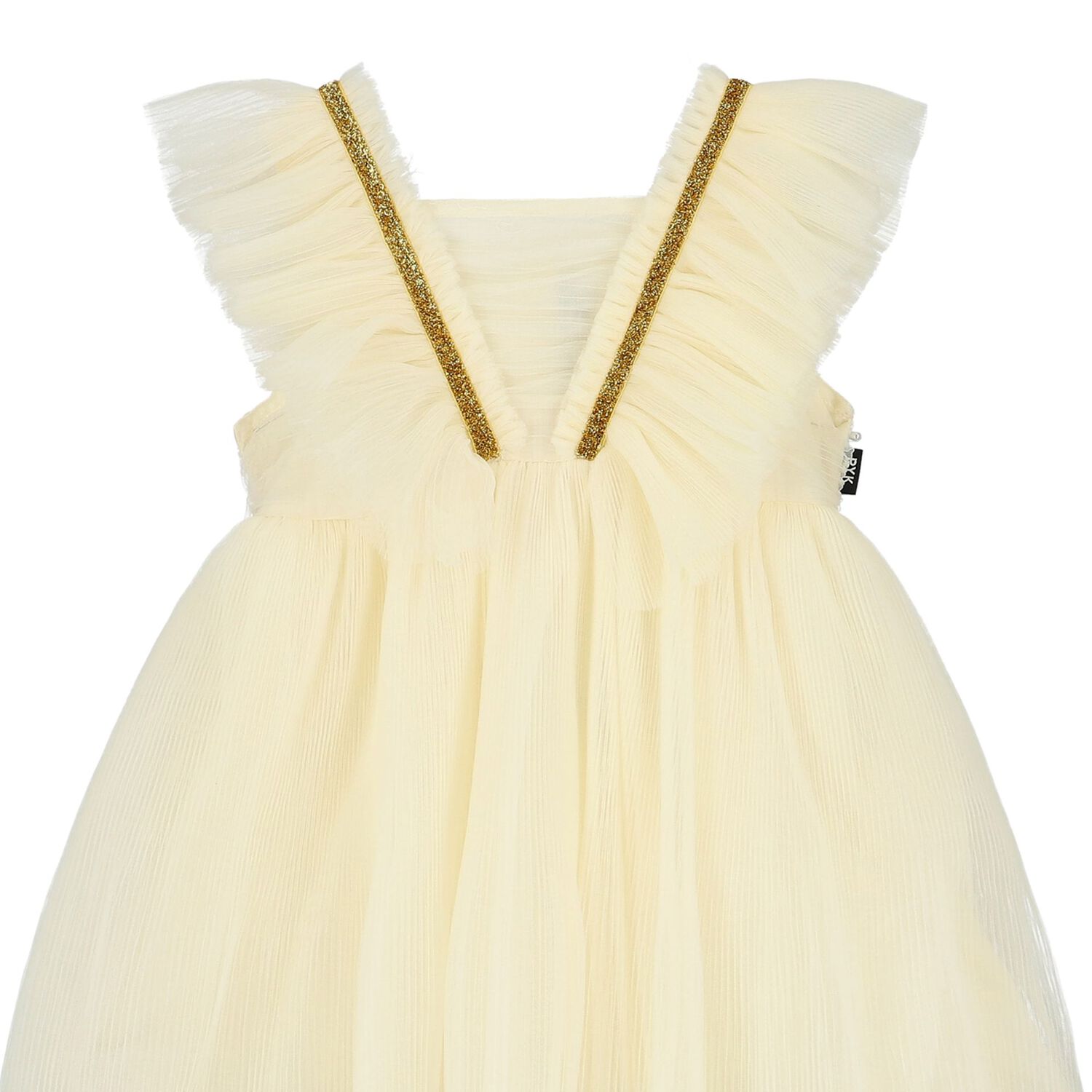 Girls Ivory Tulle Dress, 1, hi-res