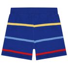 Baby Boys Multi-Colored Logo Short Set, 1, hi-res