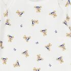 Baby Boys White Polo Bear Bodysuits ( 2 Pack ), 1, hi-res