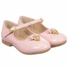 Girls Pink Patent Shoes, 1, hi-res