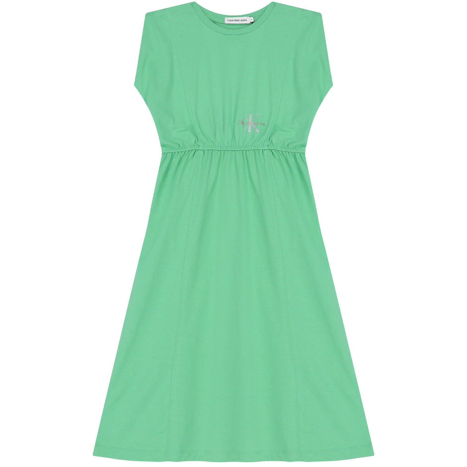 Girls Green Logo Dress, 1, hi-res image number null