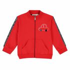 Younger Boys Navy & Red Tracksuit Set, 1, hi-res