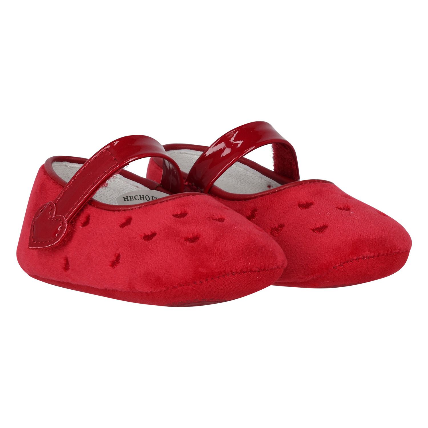 Baby Girls Red Pre Walker Shoes, 1, hi-res