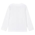 Boys Ivory Bear Long Sleeve Top, 1, hi-res