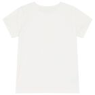 Girls White Flower T-Shirt, 3, hi-res