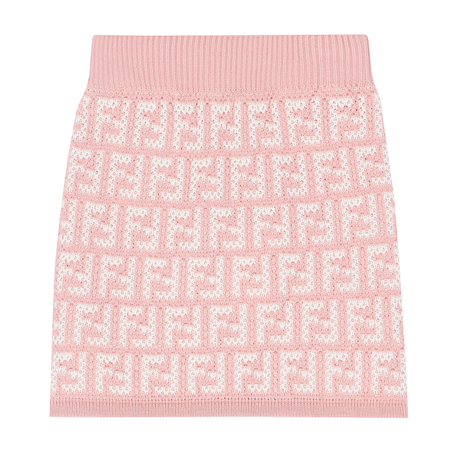 Girls Pink FF Logo Skirt, 1, hi-res
