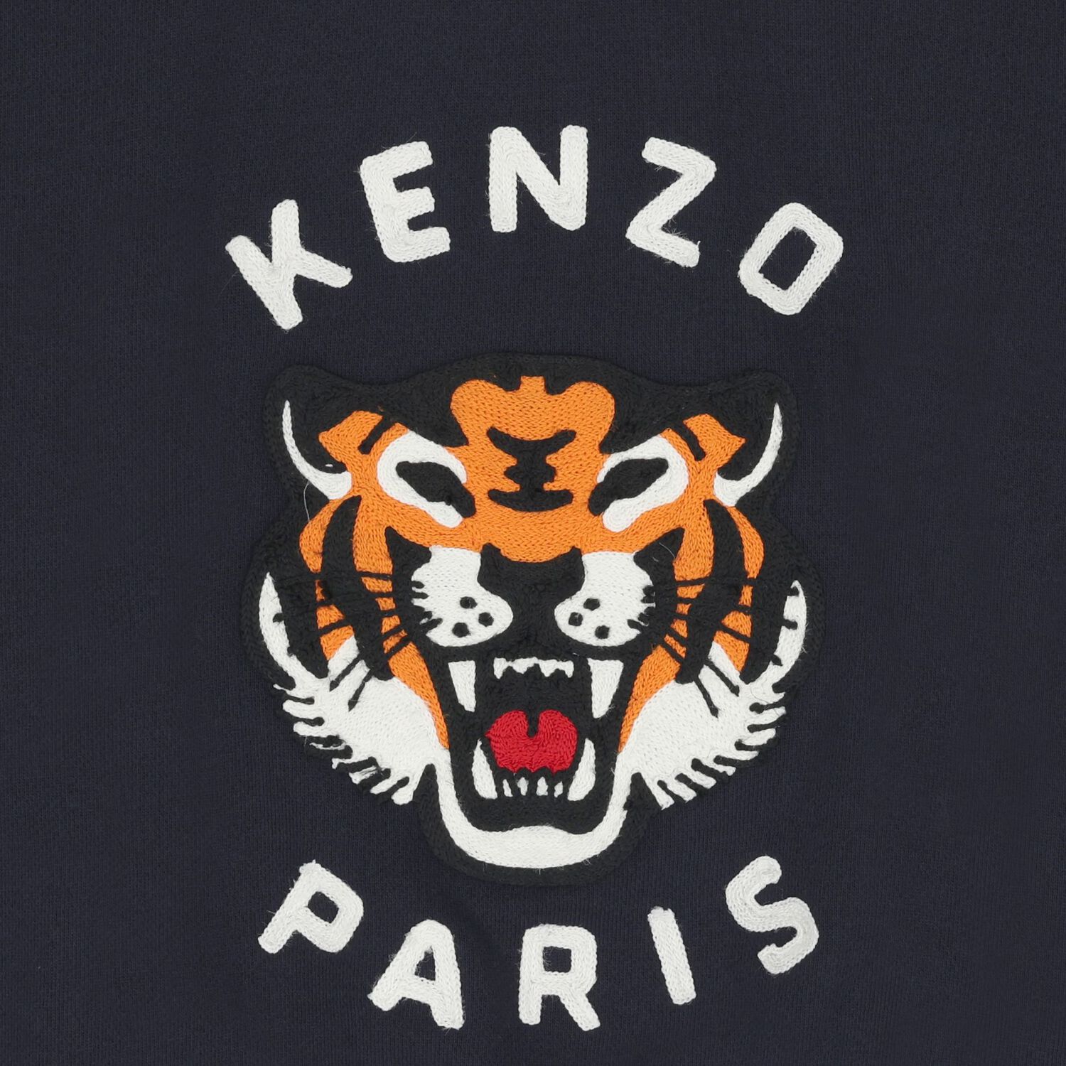 Navy Blue Tiger Logo Sweatshirt, 1, hi-res
