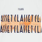 Boys White & Beige Geo Map Shorts Set, 1, hi-res