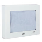 Blue Logo Knitted Baby Blanket, 3, hi-res