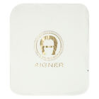 Ivory & Gold Logo Blanket, 1, hi-res