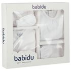 White & Grey Dots Baby Gift Set, 1, hi-res