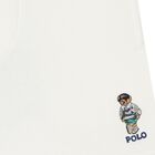 Boys Ivory Jersey Polo Bear Shorts, 1, hi-res