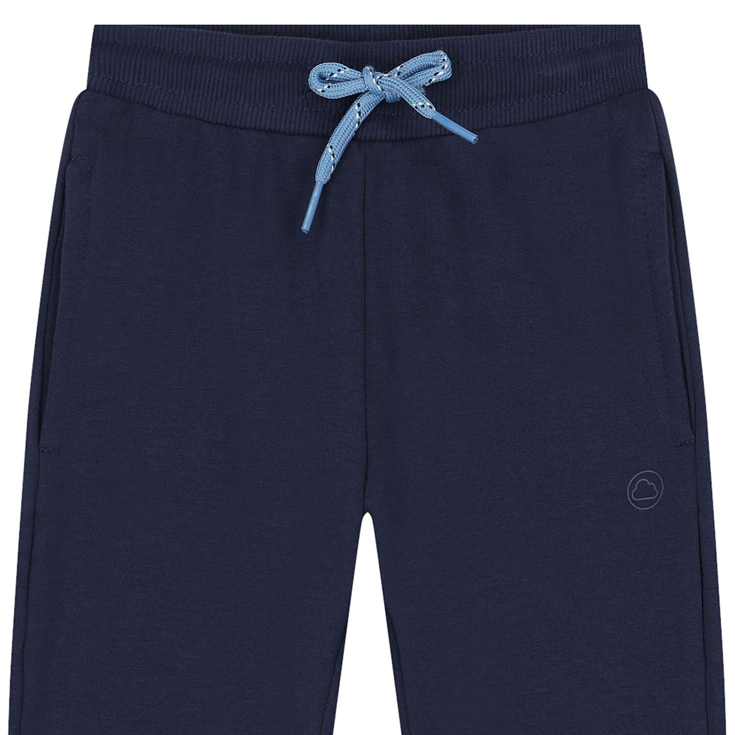 Younger Boys Navy Blue Logo Joggers, 1, hi-res image number null