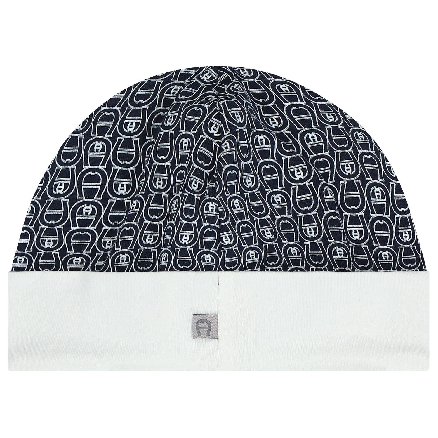 Baby Boys Navy Blue & White Logo Hat, 3, hi-res image number null