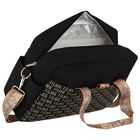 Black & Gold Logo Baby Changing Bag, 1, hi-res