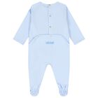 Baby Boys Blue Medusa Babygrow Gift Set, 1, hi-res