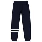 Boys Yellow, Navy Blue & White 3 Piece Tracksuit, 1, hi-res