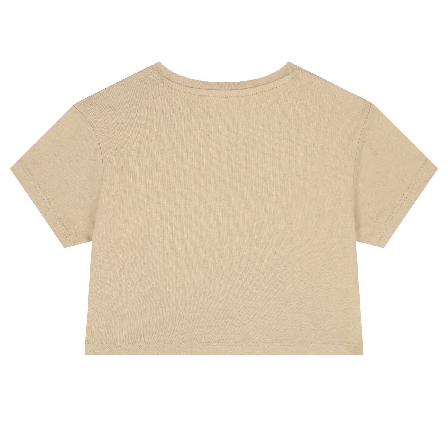 Girls Beige Logo T-Shirt, 1, hi-res