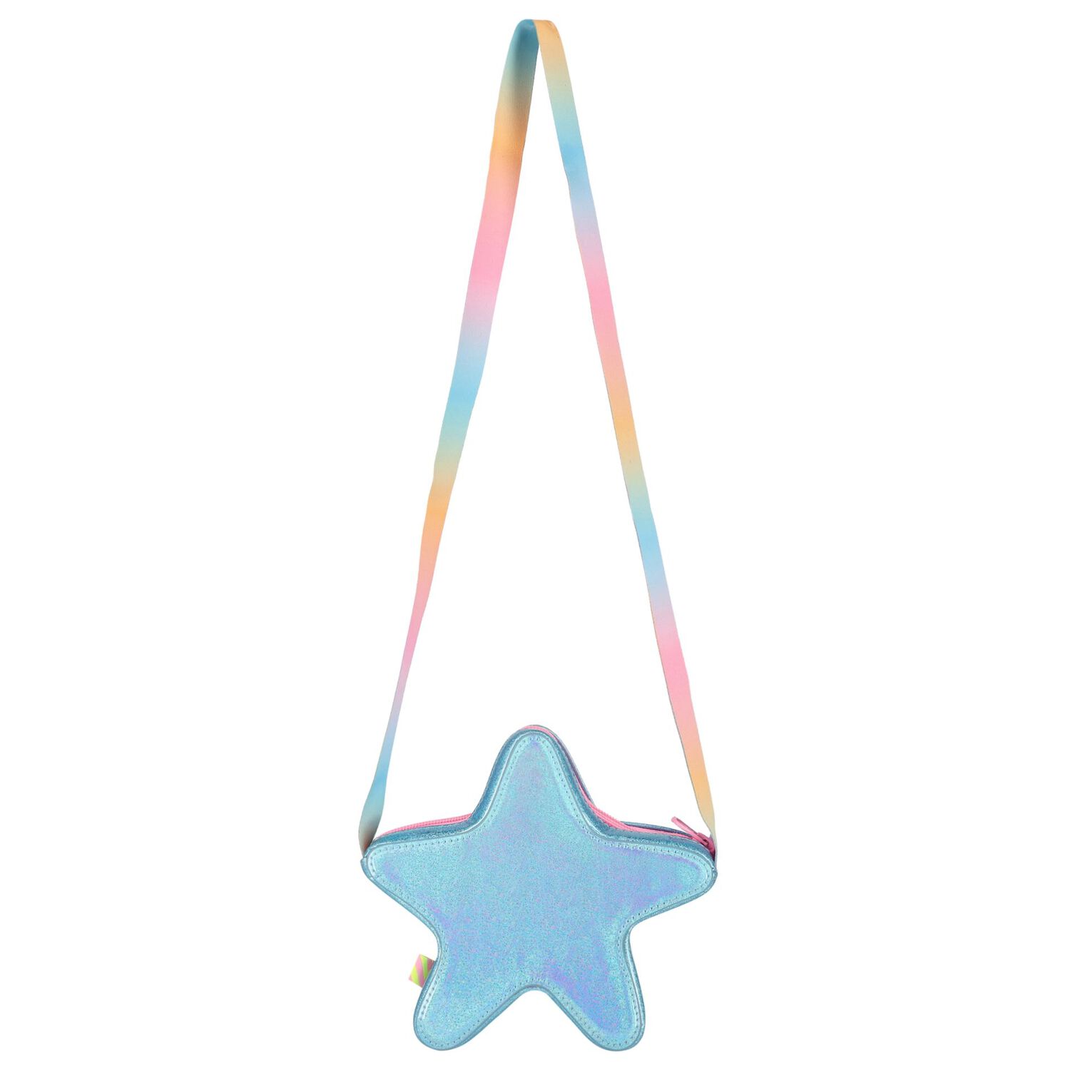 Girls Blue Starfish Shoulder Bag, 1, hi-res