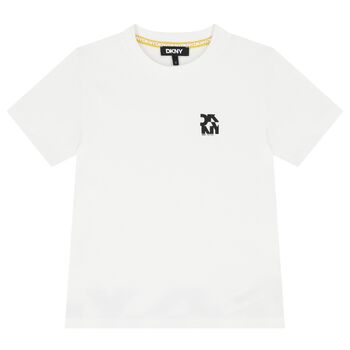 DKNY White Logo T-Shirt, 1 White Logo T-Shirt
