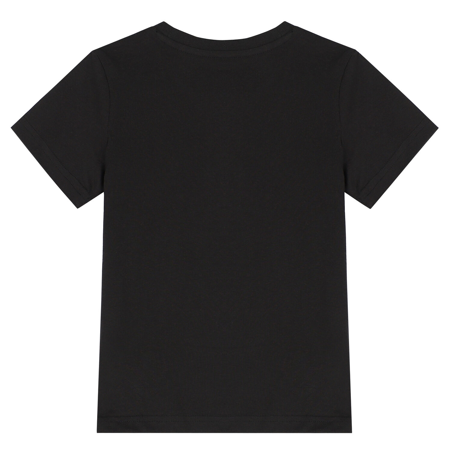 Boys Black Logo T-Shirt, 1, hi-res