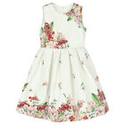 Girls Sleeveless Floral Dress, 1, hi-res