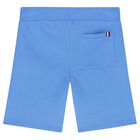 Boys White & Blue Shorts Set, 3, hi-res
