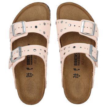 Girls Pink Arizona Rivets Bfbc Light Rose Sandals