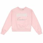 Girls Pink Crystal Logo Tracksuit, 1, hi-res