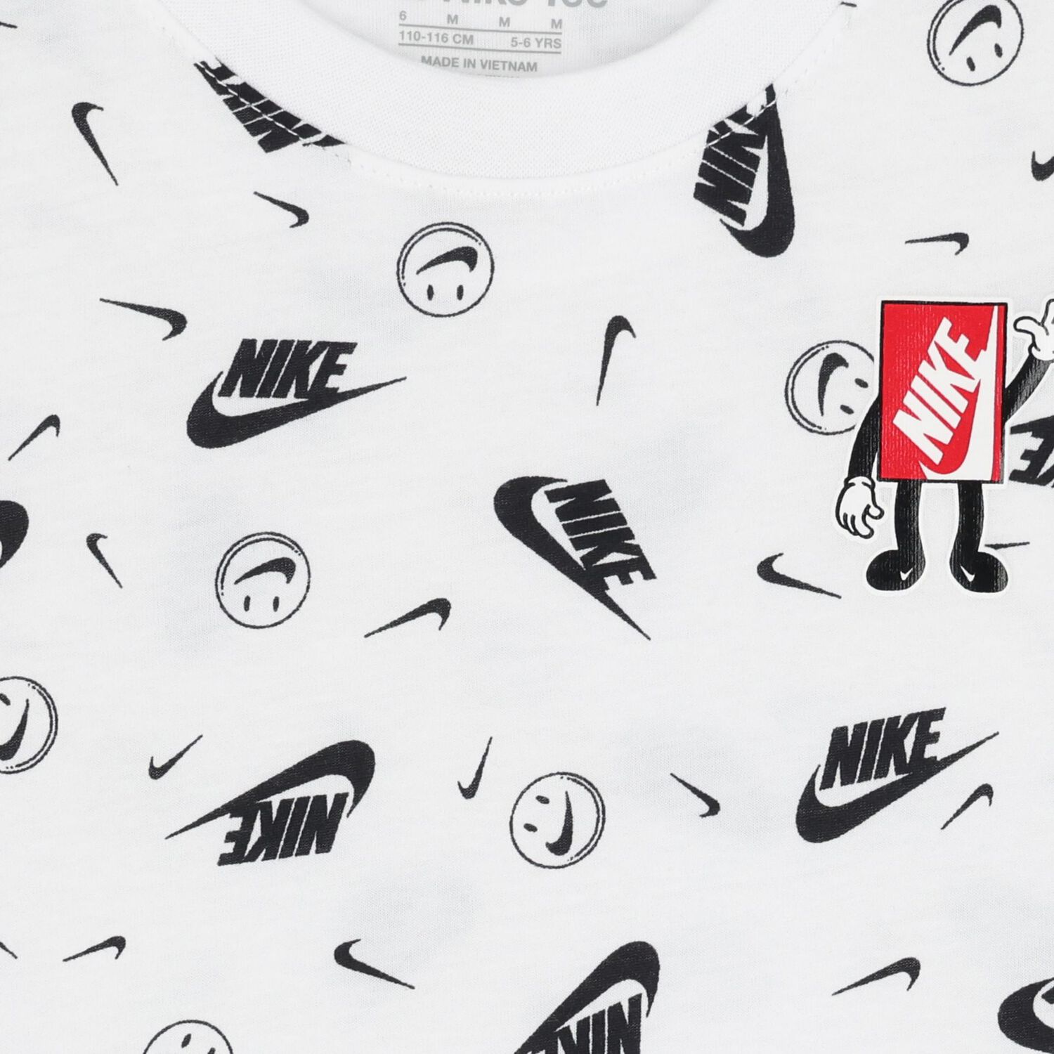 Boys White Logo T-Shirt, 1, hi-res image number null