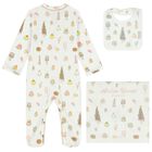 Ivory Cake Babygrow Gift Set, 1, hi-res