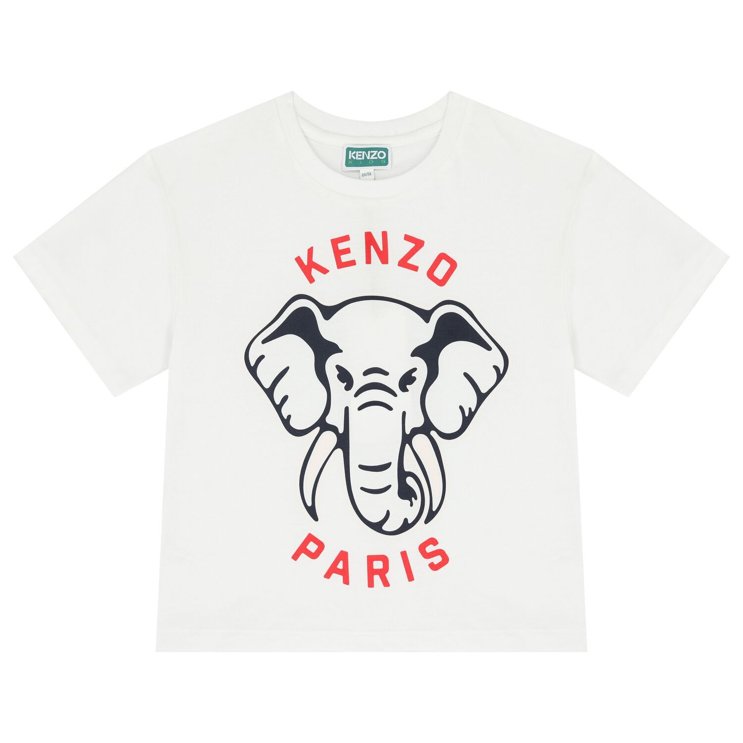 Boys White Elephant Logo T-Shirt, 1, hi-res
