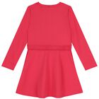Girls Pink Logo Dress, 2, hi-res