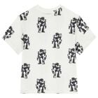 Boys Ivory Robot T-Shirt, 1, hi-res