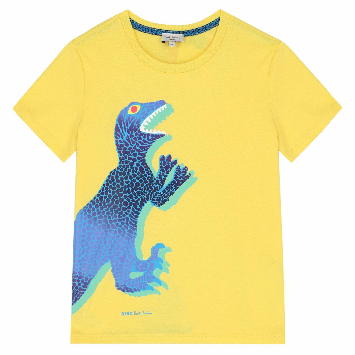 Boys Yellow Dinosaur T-Shirt, 1, hi-res