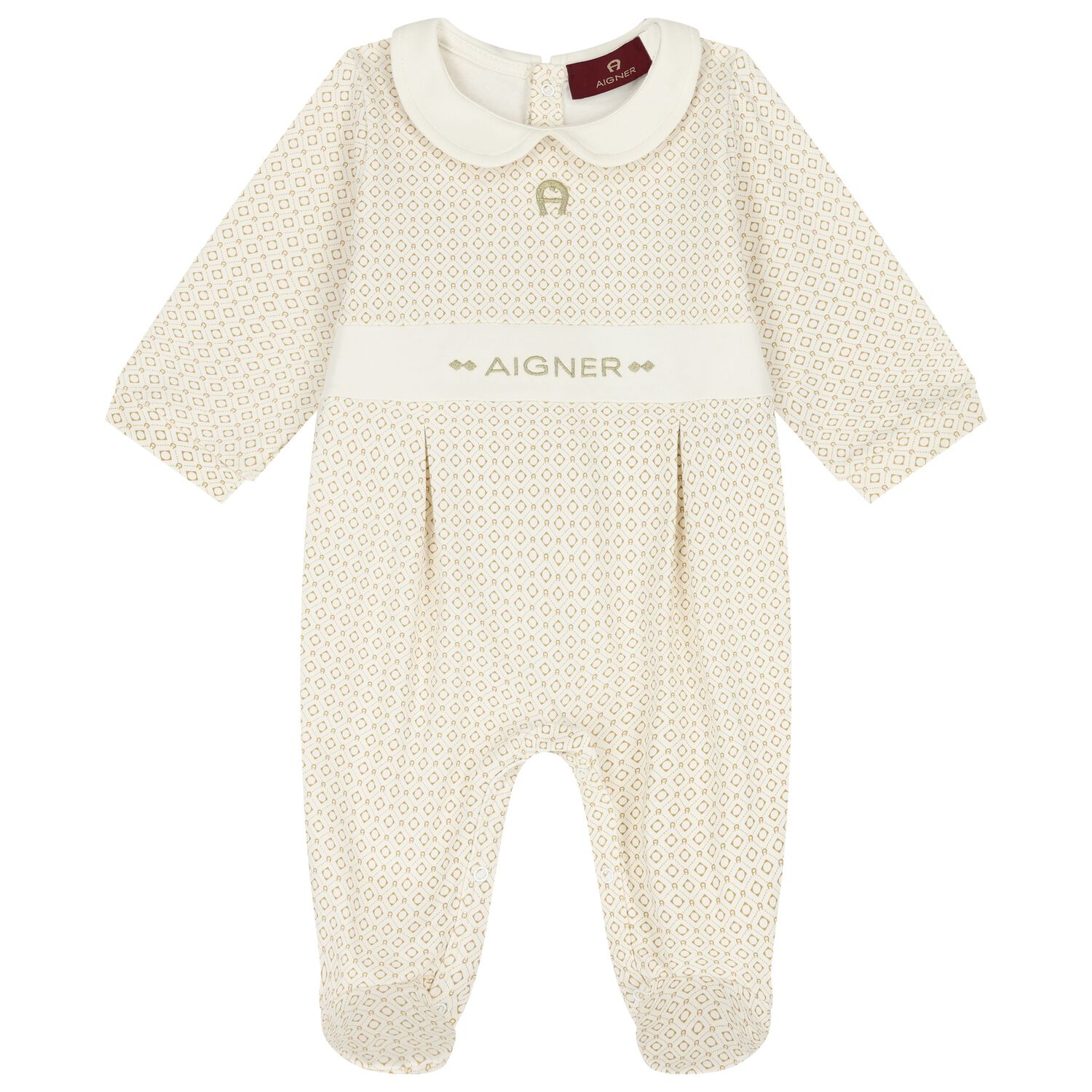 Ivory Logo Babygrow, 1, hi-res image number null