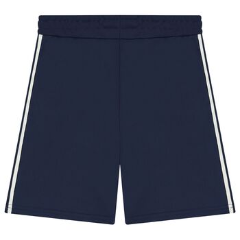Navy Blue Tiger Logo Shorts