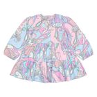 Younger Girls Pink & Blue Orchidee Dress, 1, hi-res