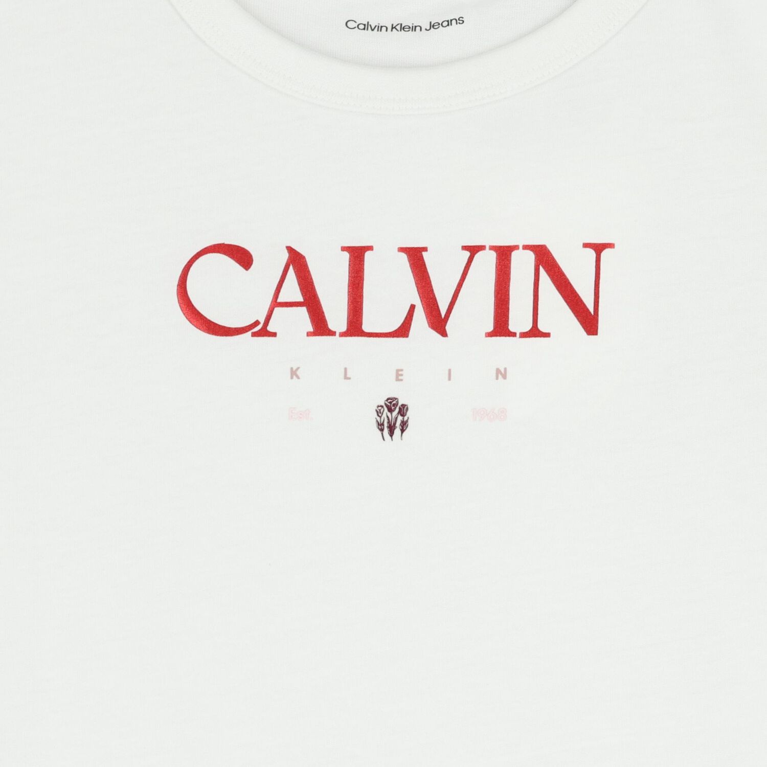 Girls White Logo T-Shirt, 1, hi-res