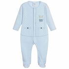 Boys Blue Babygrow, 1, hi-res
