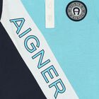 Younger Boys Blue Logo Polo Shirt, 1, hi-res