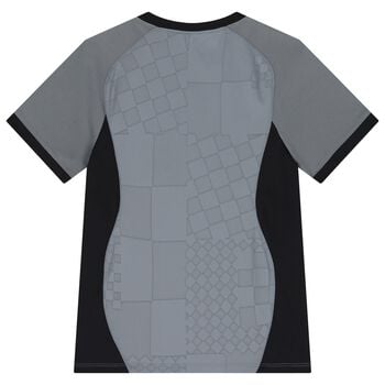 Boys Grey & Black Logo T-Shirt