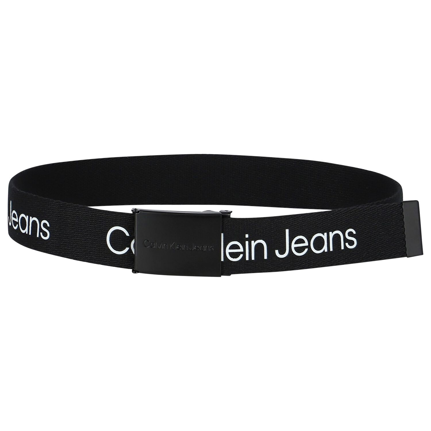 Boys Black Logo Belt, 1, hi-res image number null