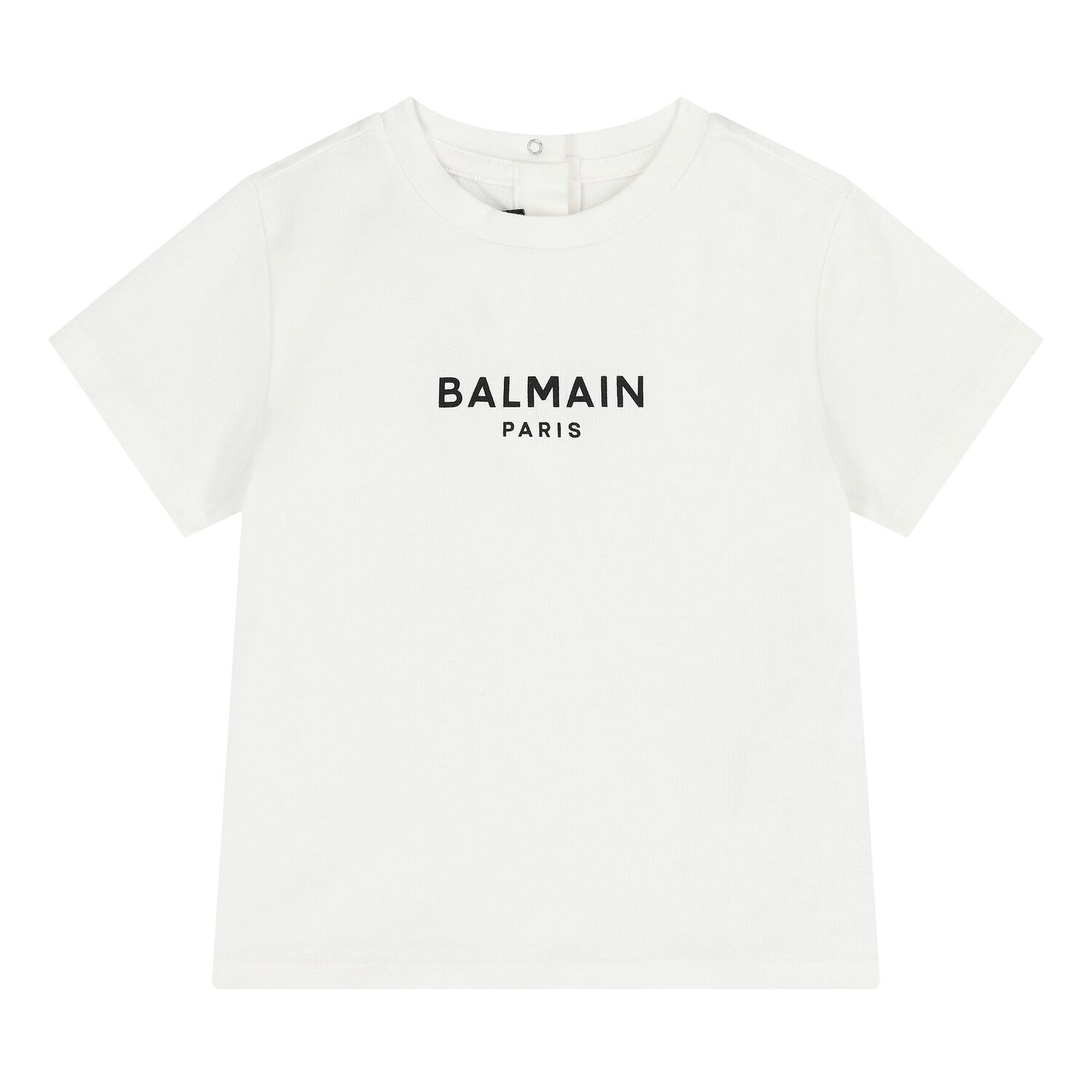 Baby Boys White Logo T-Shirt, 1, hi-res