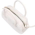 Girls Ivory Faux Fur & Leather Handbag, 1, hi-res